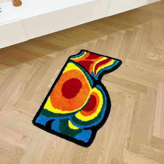 Sexy Butt Temperature Creative Door Mat Soft Tufted Bathroom Rug Body Pattern Cartoon Carpet Cute Bedside Carpet Home Room Decor Carpet2m