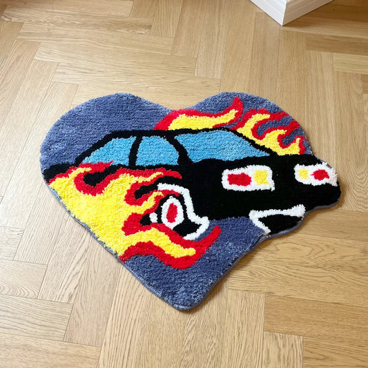 Heart Flame 70X58 cm Carpet2m